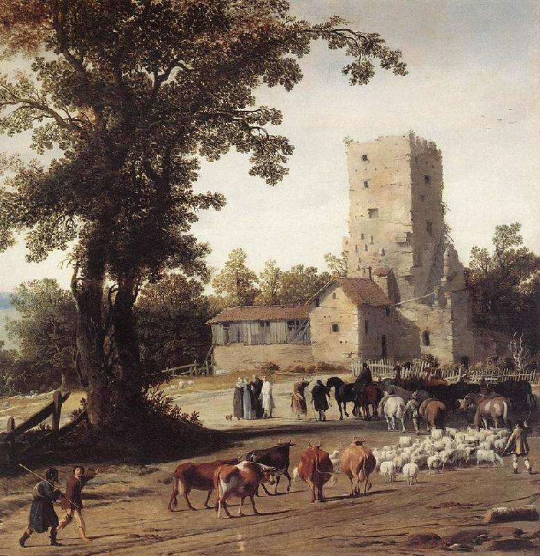 POST, Pieter Jansz Italianate Landscape with the Parting of Jacob and Laban zg